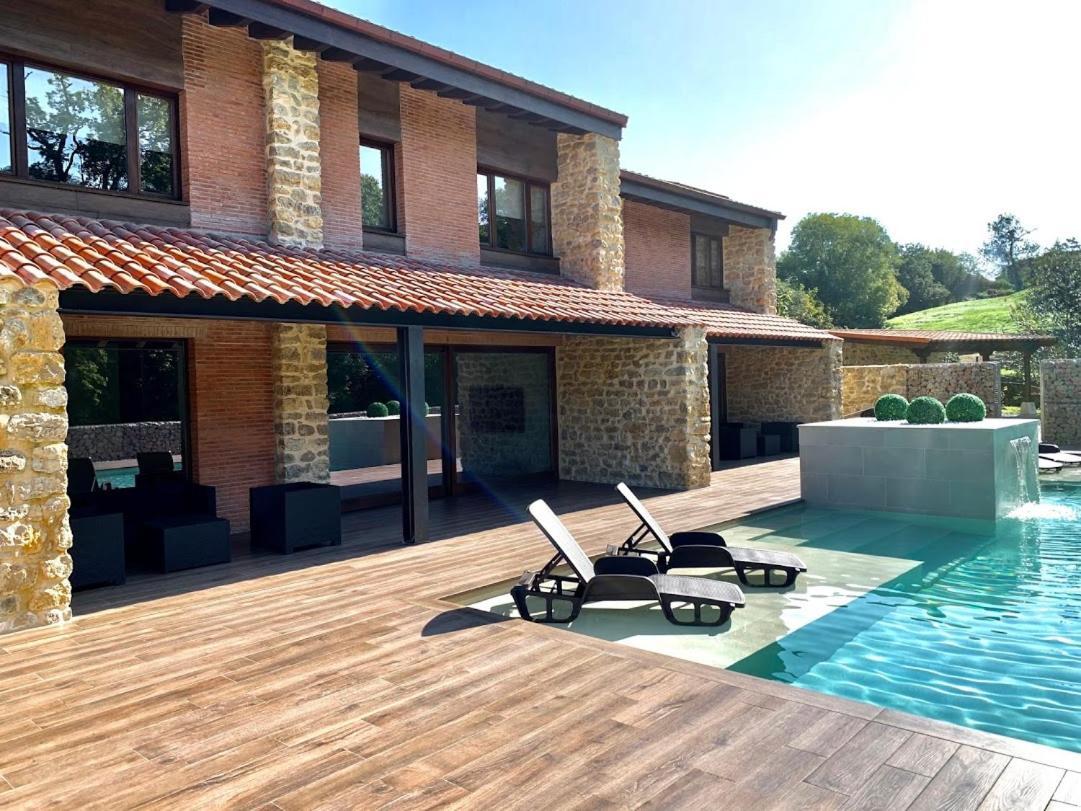 Noriega 2 Apartamentos En Villa Con Piscina Privada En Asturias El Marquesau מראה חיצוני תמונה